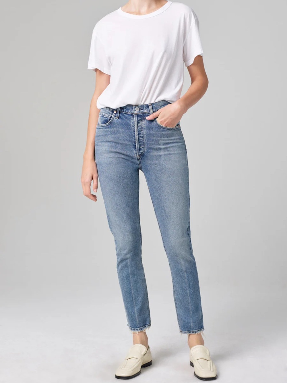 Citizens of Humanity Jolene High Rise Straight Jean Size 24